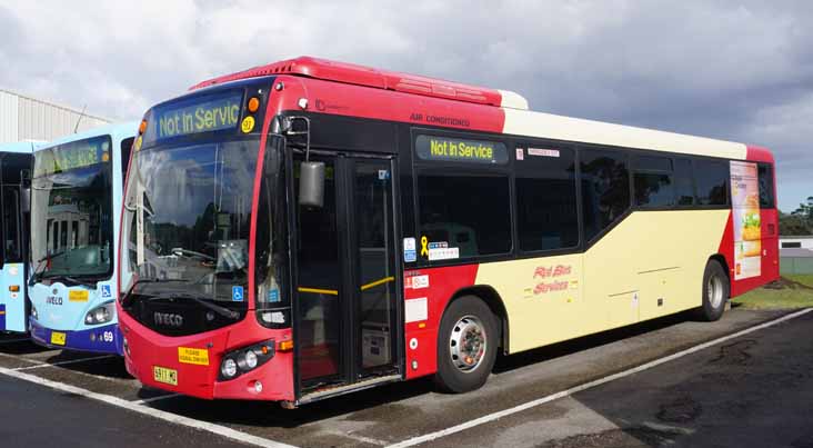 Red Bus Iveco Metro Custom CB80 91